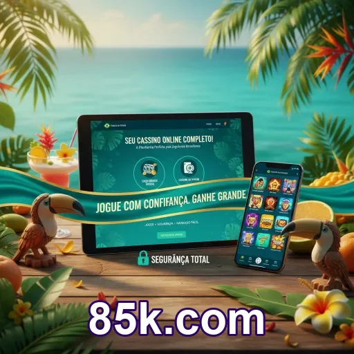 Acesse o site oficial 85k.com pelo celular