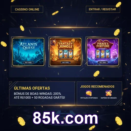 Tela do Pix do depósito ao saque no 85k.com