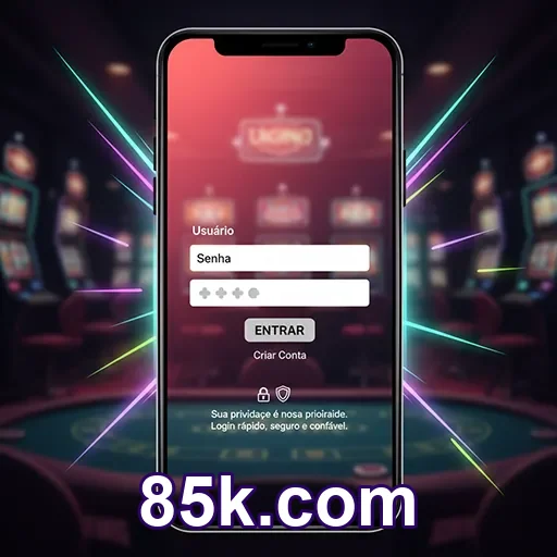 Tela de regras e suporte oficial do 85k.com