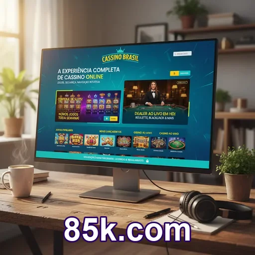 Equipe de suporte orientando usuário no 85k.com