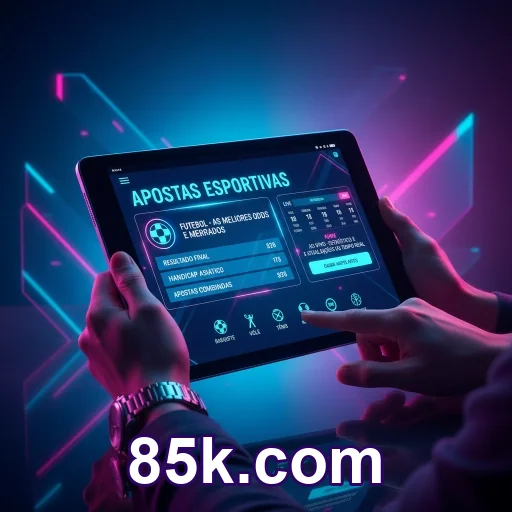 Tela de ajuda mobile do 85k.com com suporte ao usuário